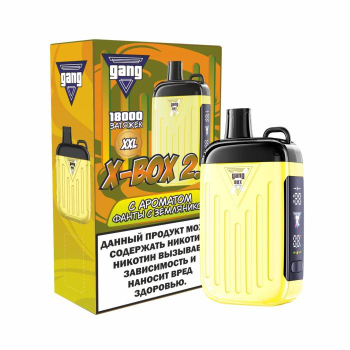 Эл. сиг. GANG X BOX 2.0 РФ (18000) Фанта с земляникой 2 мл.