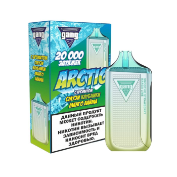 Эл. сиг. GANG ARCTIC РФ (20000) Смузи клубника манго лайм 4 мл.