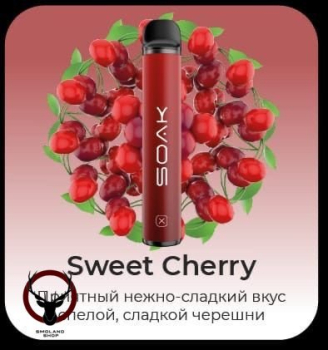 SOAK X Sweet Cherry 1500 затяжек МРК