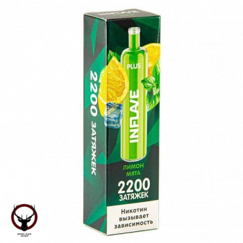 INFLAVE PLUS Лимон Мята (2200 затяжек) МРК