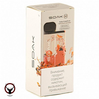 SOAK M Ruby Grapefruit 4000 затяжек МРК