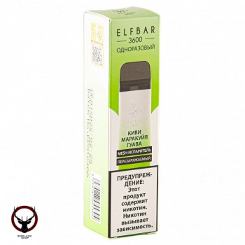 ELF BAR Kiwi Passionfruit Guava (3600 затяжек) 20 мг МРК