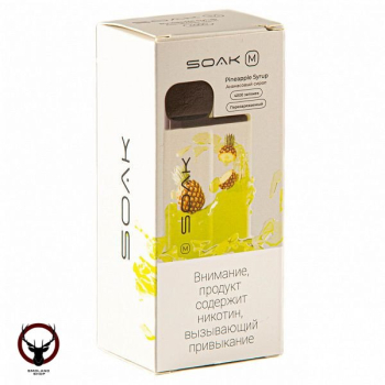 SOAK M Pineapple Syrup 4000 затяжек МРК