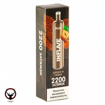 INFLAVE PLUS Орехи Табак (2200 затяжек) МРК