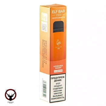 ELF BAR Strawberry Banana (1500 затяжек) 20 мг МРК
