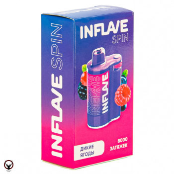 INFLAVE SPIN Дикие ягоды (8000 затяжек) МРК