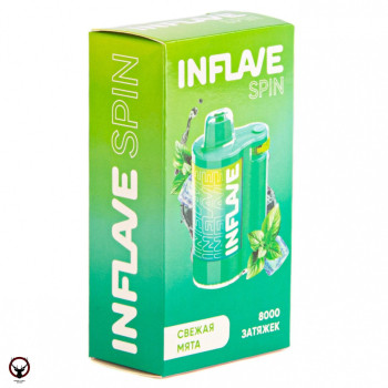 INFLAVE SPIN Свежая мята (8000 затяжек) МРК
