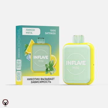 INFLAVE MINI Лимон мята (1000 затяжек) МРК