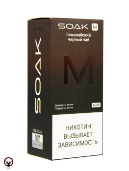 SOAK M Himalayan Black Tea 6000 затяжек МРК