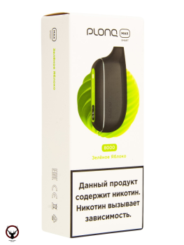 PLONQ MAX SMART Зеленый чай (8000 затяжек) 20 мг