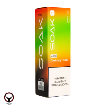 SOAK T Грейпфрут киви 4000 затяжек МРК