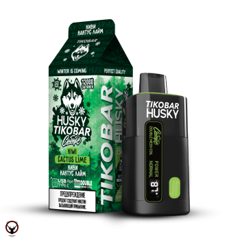 TIKOBAR HUSKY Сибирь Киви кактус лайм 12000 затяжек МРК