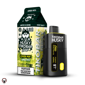 TIKOBAR HUSKY Сибирь Лимон мята 12000 затяжек МРК
