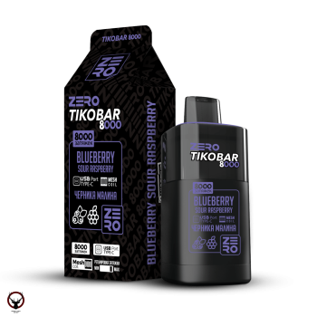 TIKOBAR ZERO Черника Малина 8000 затяжек МРК