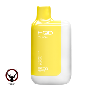 HQD CLICK Устройство + картридж Клубника Банан (5500 затяжек) МРК
