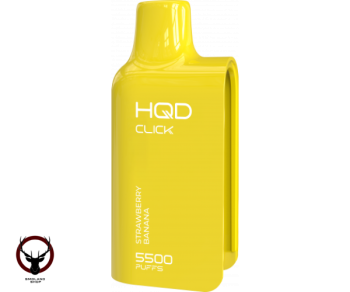 Картридж HQD CLICK Клубника Банан (5500 затяжек) МРК