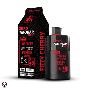 TIKOBAR ZERO Вишневая Шипучка 8000 затяжек МРК