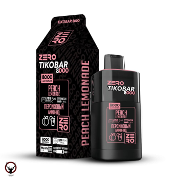 TIKOBAR ZERO Персиковый Лимонад 8000 затяжек МРК