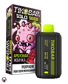 TIKOBAR SOLO Арбузная Жвачка 9000 затяжек МРК