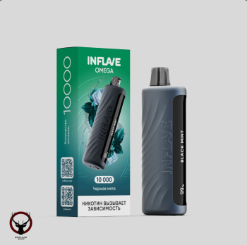 INFLAVE OMEGA Черная мята (10000 затяжек) МРК