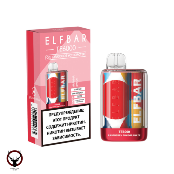 ELF BAR TE Малина гранат (6000 затяжек) 20 мг МРК