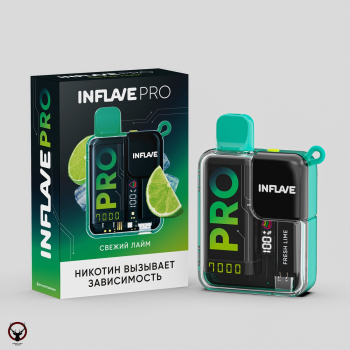 INFLAVE PRO Свежий лайм (7000 затяжек) МРК