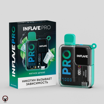 INFLAVE PRO Мятное драже (7000 затяжек) МРК