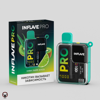 INFLAVE PRO Киви лайм алоэ (7000 затяжек) МРК