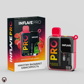 INFLAVE PRO Земляничный джем (7000 затяжек) МРК