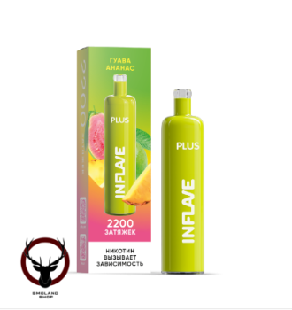 INFLAVE PLUS Гуава ананас (2200 затяжек) МРК