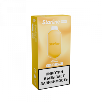 Эл. сиг. DARKSIDE STARLINE 7000 Миди Ананас, 11мл,  2 %