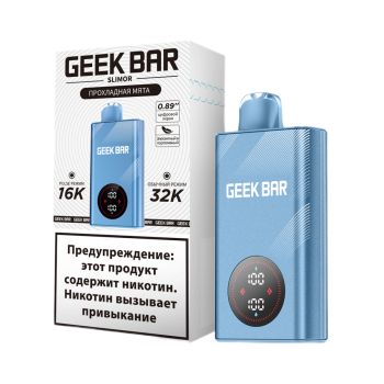 Эл. сиг. GEEK BAR SLIMOR 32000 Прохладная мята 2 %