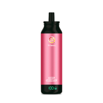Эл. сиг. Q5 TITANIC 14000 Виноград-сакура-лёд  / Grape-sakura-ice