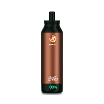 Эл. сиг. Q5 TITANIC 14000 Вишнёво-яблочный сок /Cherry apple juice-ice  2 %