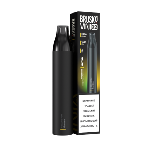 BRUSKO VINI X2 Банан (2800 затяжек) МРК