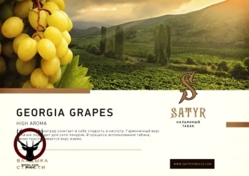 Satyr с ароматом Грузинский Виноград(GEORGIA GRAPES/ДЖОРДЖИЯ ГРЕЙПС), 25 гр.
