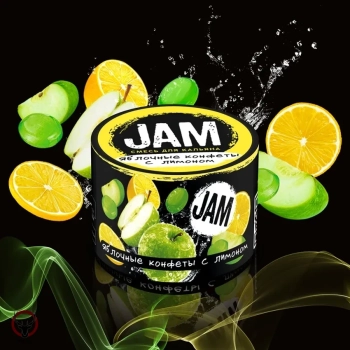 JAM Яблочные леденцы с лимоном 30гр МРК