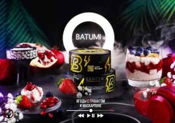 Banger с ароматом Ягоды с гранатом и маскарпоне(Batumi), 100 гр.