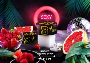 Banger с ароматом Грейпфрут, клубника и малина(Sexy), 100 гр.