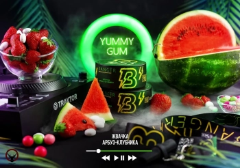 Banger с ароматом Жвачка арбуз-клубника(Yummy Gum), 100 гр.