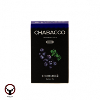 Chabacco STRONG Blueberry mint 50гр МРК