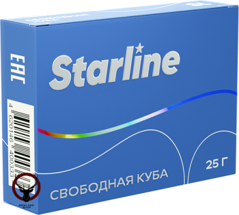 Табак для кальяна Starline "Старлайн" (Свободная Куба), 25 г