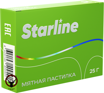 Табак для кальяна Starline "Старлайн" (Мятная пастилка), 25 г