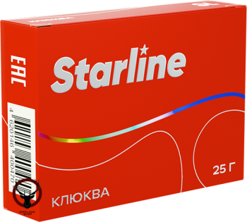 Табак для кальяна Starline "Старлайн" (Клюква), 25 г