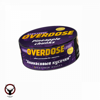 Overdose с ароматом Ананасовые кусочки (Pineapple Chunks), 25гр.