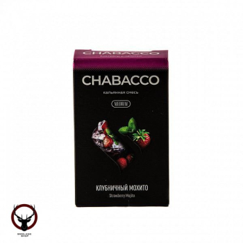 Chabacco Mix MEDIUM Strawberry mojito 50гр МРК