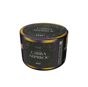 NАШ Black с ароматом Слива абрикос, 40гр.
