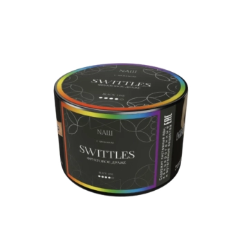 NАШ Black с ароматом Swittles(Фруктовое драже), 100гр.