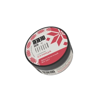 SEBERO Black Чародей с ароматом Суница (Земляничный йогурт), 100 гр.