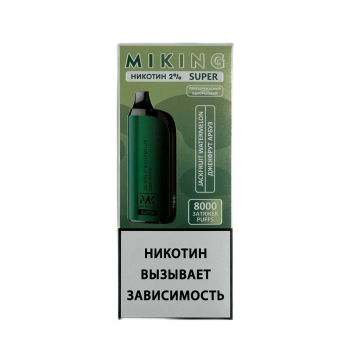 Эл. сиг. MIKING SUPER 8000 Джекфрут арбуз 2%
